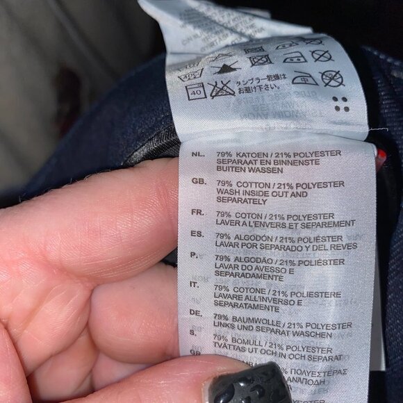 New Without Tags Women's G-Star Denim Jeans Dark Blue Size 27" - Picture 9 of 14